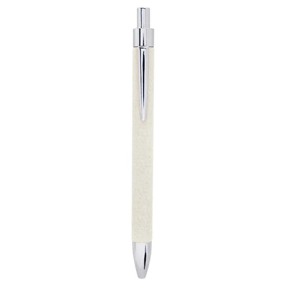 LaserableLeatherettePenWhite