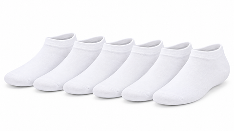 QORUX Bamboo Ankle Socks | Soft, Breathable, Moisture Wicking (6 Pairs)