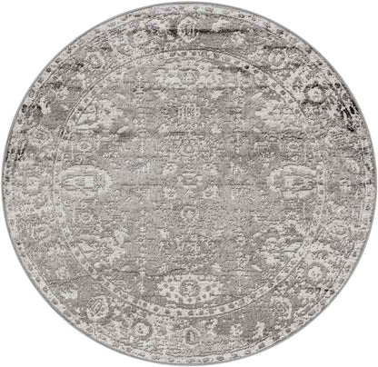 Kedrick Traditional Gray/Charcoal/White Area Rug