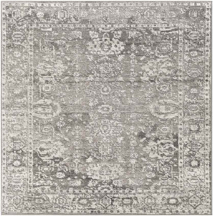Kedrick Traditional Gray/Charcoal/White Area Rug
