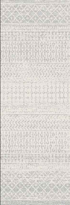 Louise Global Light Gray/White Area Rug