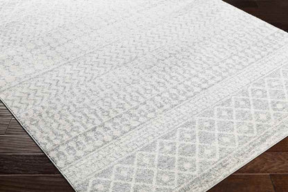 Louise Global Light Gray/White Area Rug