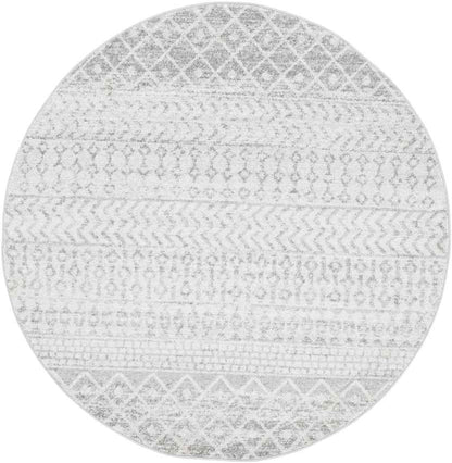 Louise Global Light Gray/White Area Rug