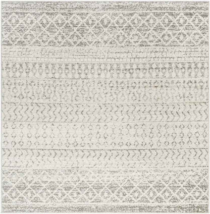 Louise Global Light Gray/White Area Rug