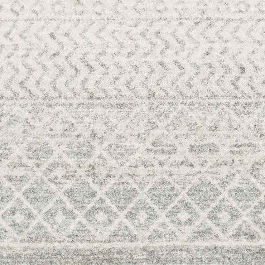 Louise Global Light Gray/White Area Rug