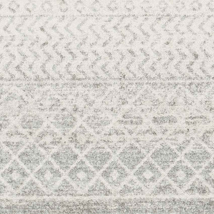 Louise Global Light Gray/White Area Rug