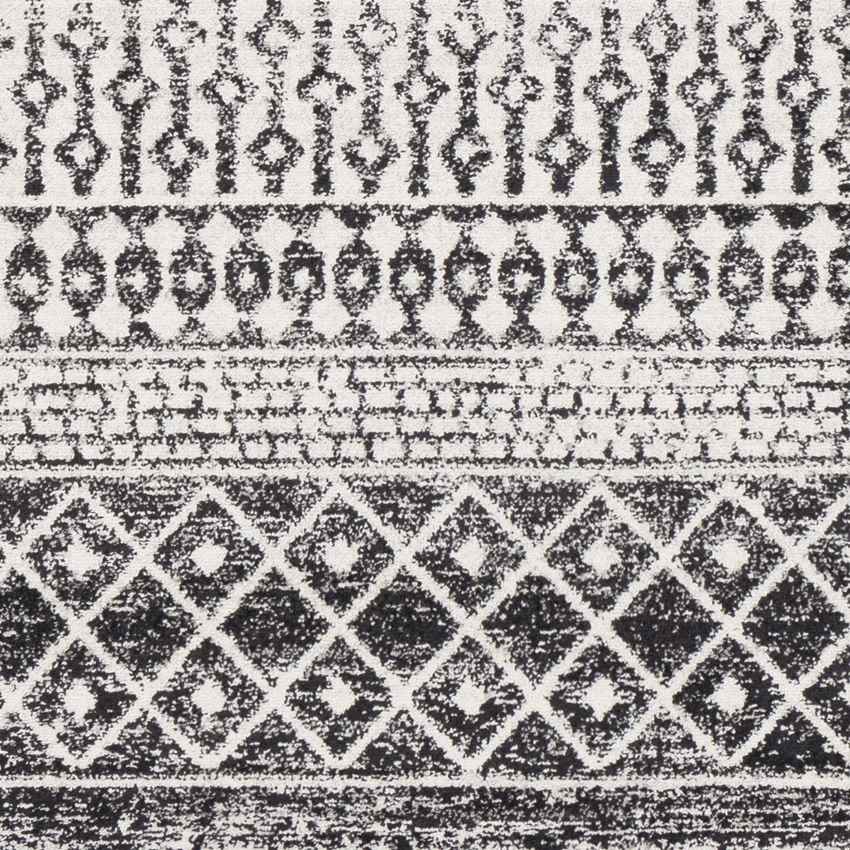 Louise Global Black/White Area Rug
