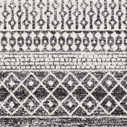 Louise Global Black/White Area Rug