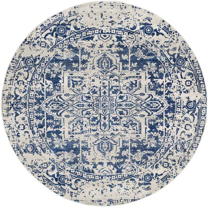 Amelia Traditional Navy Area Rug