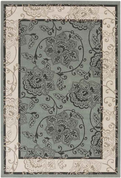 Joel Traditional Green Area Rug