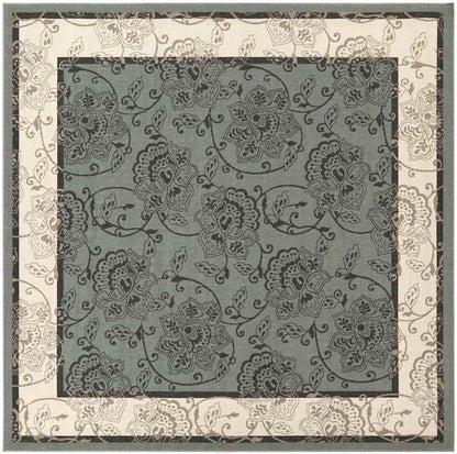 Joel Traditional Green Area Rug