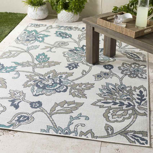 Selma Cottage Aqua Area Rug