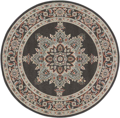 Lyla Traditional Black Area Rug