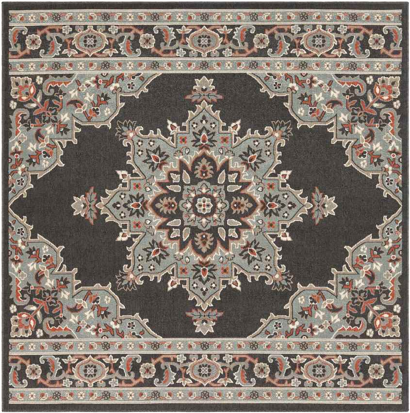 Lyla Traditional Black Area Rug