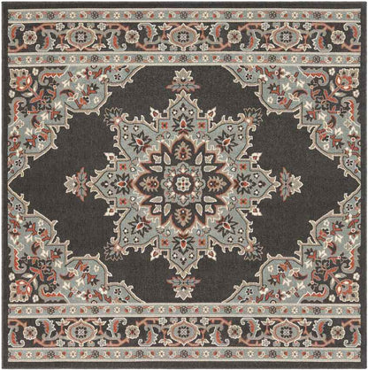 Lyla Traditional Black Area Rug