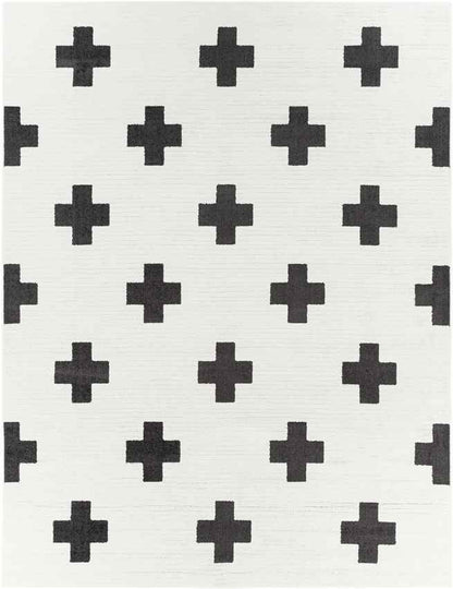 Alisa Modern Black Area Rug