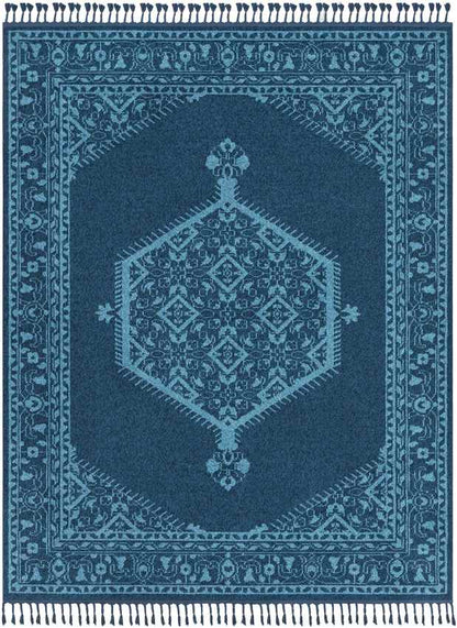 Brenna Traditional Navy Area Rug
