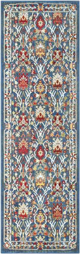 Aaden Traditional Navy Area Rug