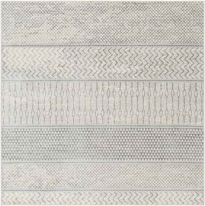 Angelica Global Silver Gray Area Rug