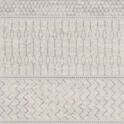 Angelica Global Silver Gray Area Rug