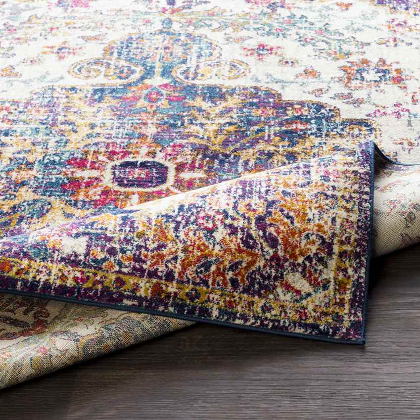 Olivia Traditional Teal Area Rug