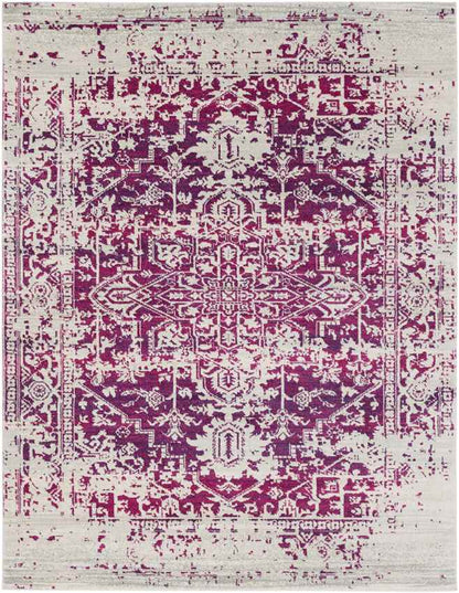 Amelia Traditional Burgundy Area Rug