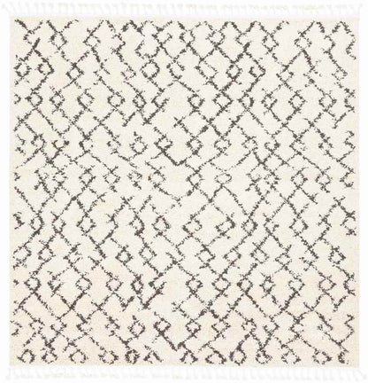 Brigitte Global Cream/Charcoal Area Rug