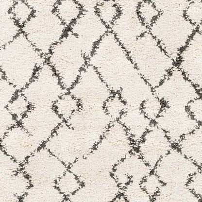 Brigitte Global Cream/Charcoal Area Rug