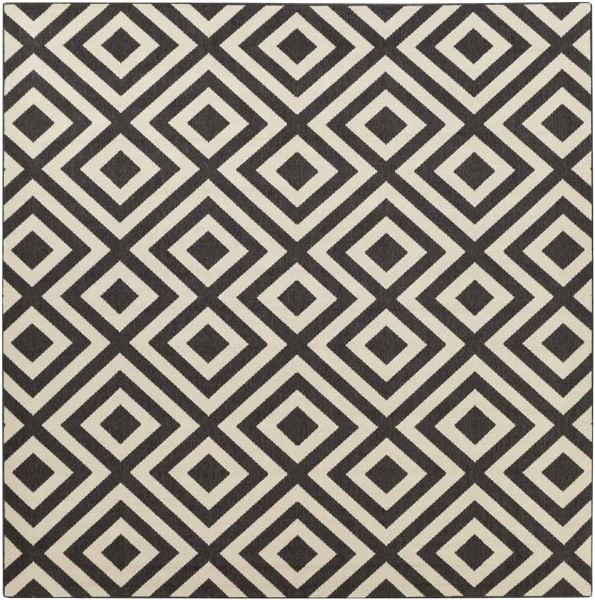 Maya Modern Black Area Rug