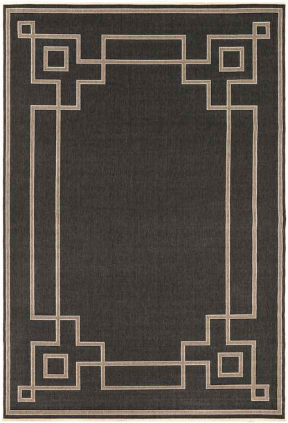Natalie Cottage Black/Camel Area Rug