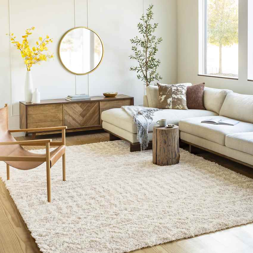 Carter Global Cream/Beige Area Rug
