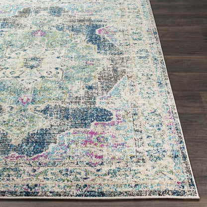 Aria Traditional Navy Area Rug