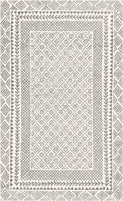 Julian Global Charcoal/Light Beige Area Rug