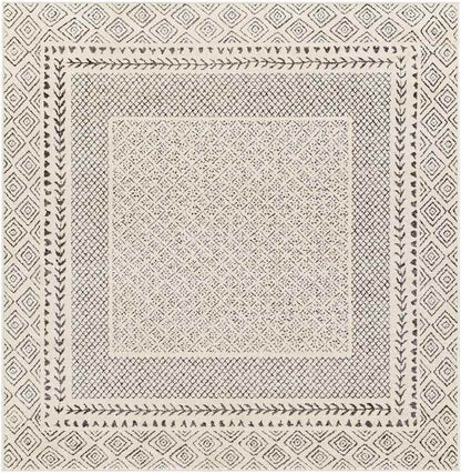 Julian Global Charcoal/Light Beige Area Rug