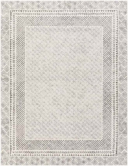 Julian Global Charcoal/Light Beige Area Rug