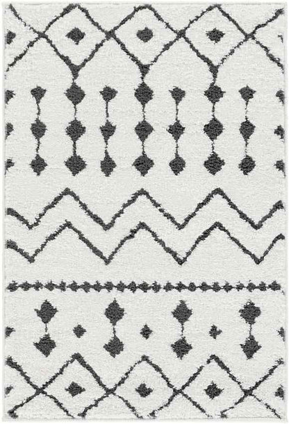 Ava Global Black/Charcoal Area Rug