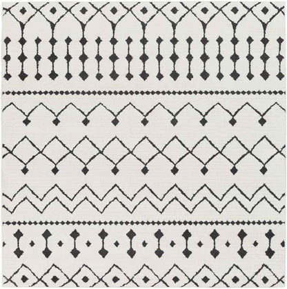 Ava Global Black/Charcoal Area Rug