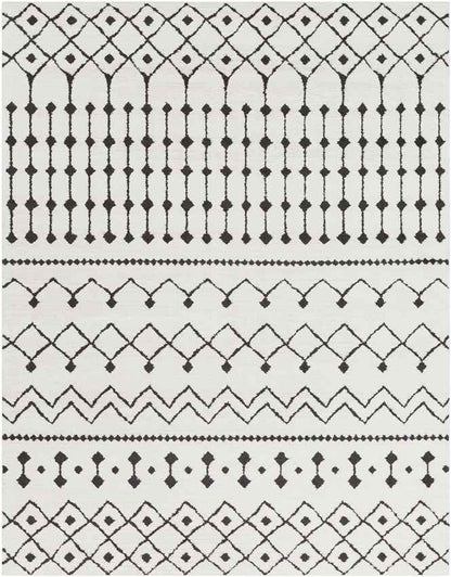 Ava Global Black/Charcoal Area Rug