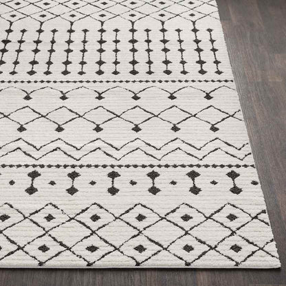 Ava Global Black/Charcoal Area Rug