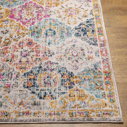 Emilly Traditional Saffron/Burnt Orange Area Rug