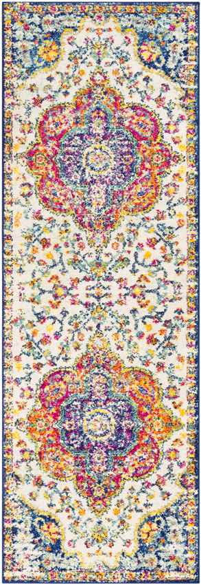 Lola Traditional Pink/Saffron Area Rug