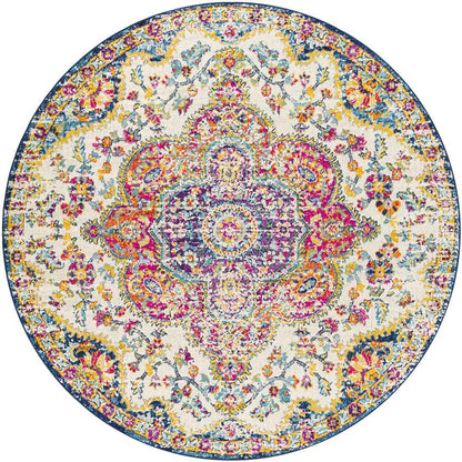 Lola Traditional Pink/Saffron Area Rug