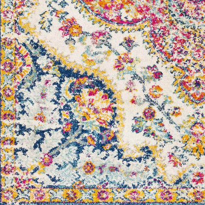 Lola Traditional Pink/Saffron Area Rug