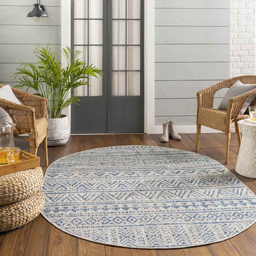 Elodie Global Dark Blue Area Rug
