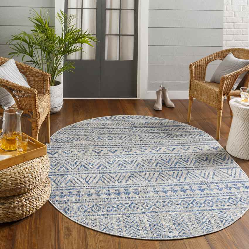 Elodie Global Dark Blue Area Rug
