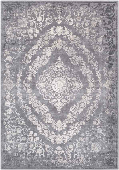 Nantes Traditional Gray Area Rug