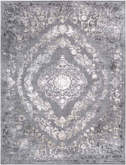 Nantes Traditional Gray Area Rug