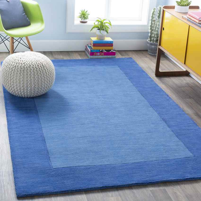 Reims Modern Dark Blue Area Rug