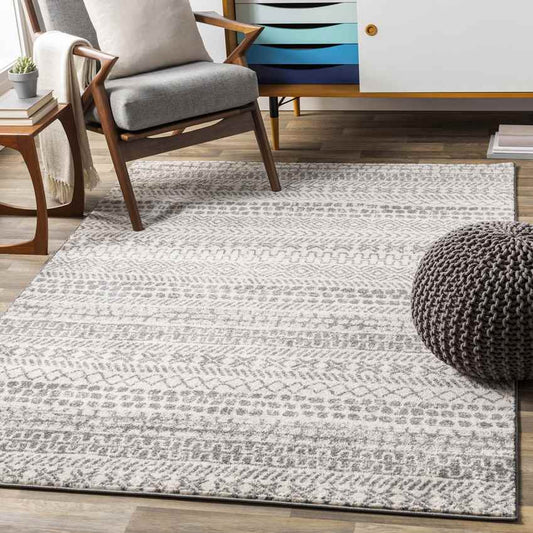 Le Mans Global White Area Rug