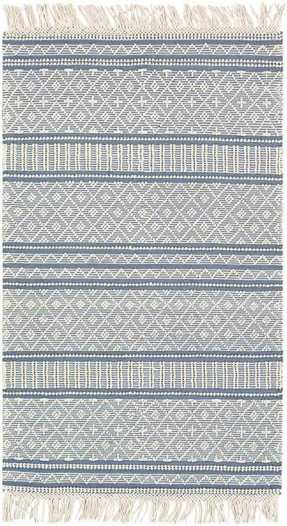 Tours Cottage Denim Area Rug